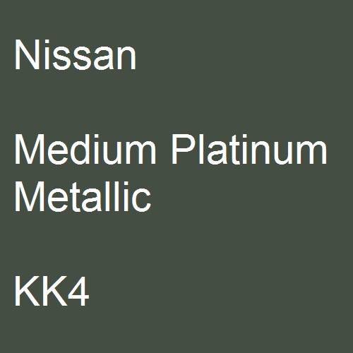 Nissan, Medium Platinum Metallic, KK4.